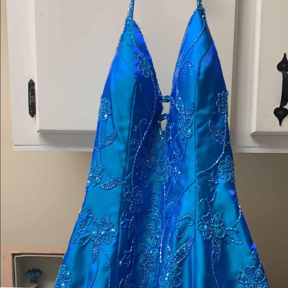 David’s Bridal formal dress.